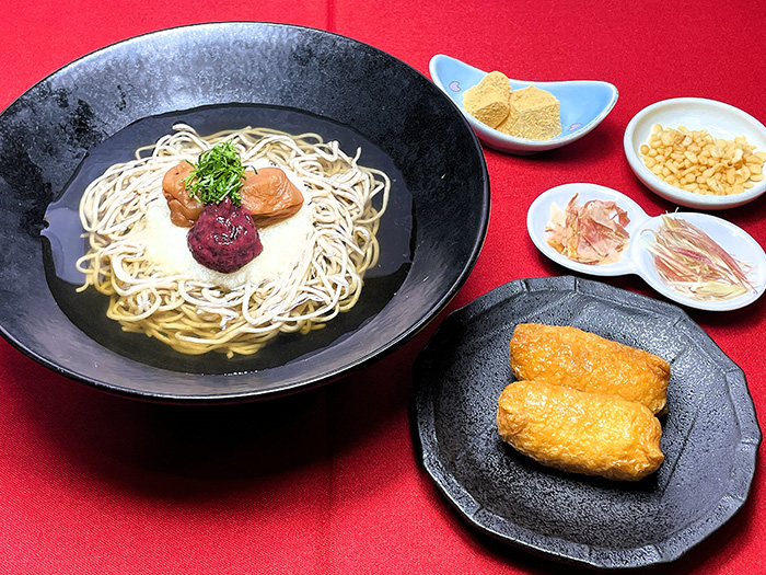 南高梅のおろし蕎麦