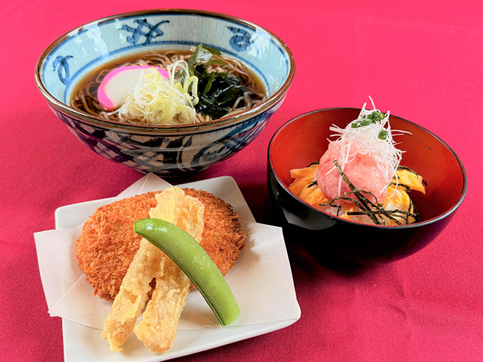 十勝男爵コロッケそば