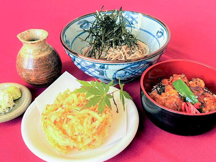 夏のかき揚げ膳